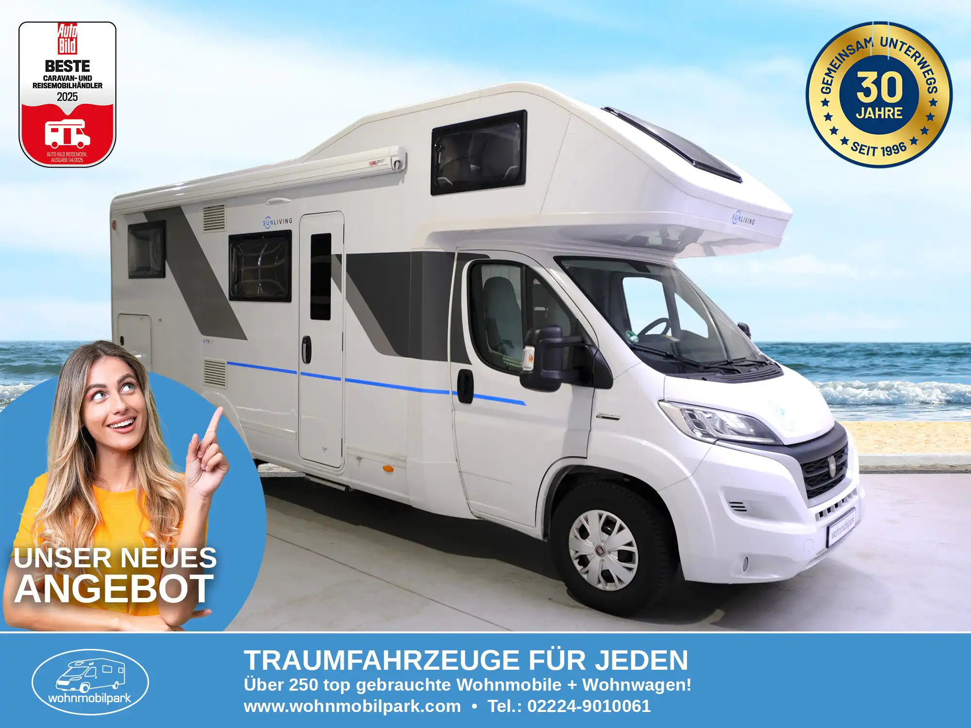 SUN LIVING A 75 DP Alkoven gebraucht kaufen in Bad Honnef